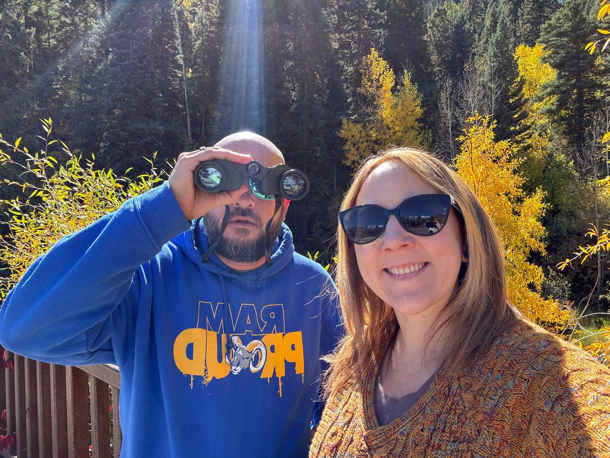 BJ enjoying a colorful Colorado autumn day