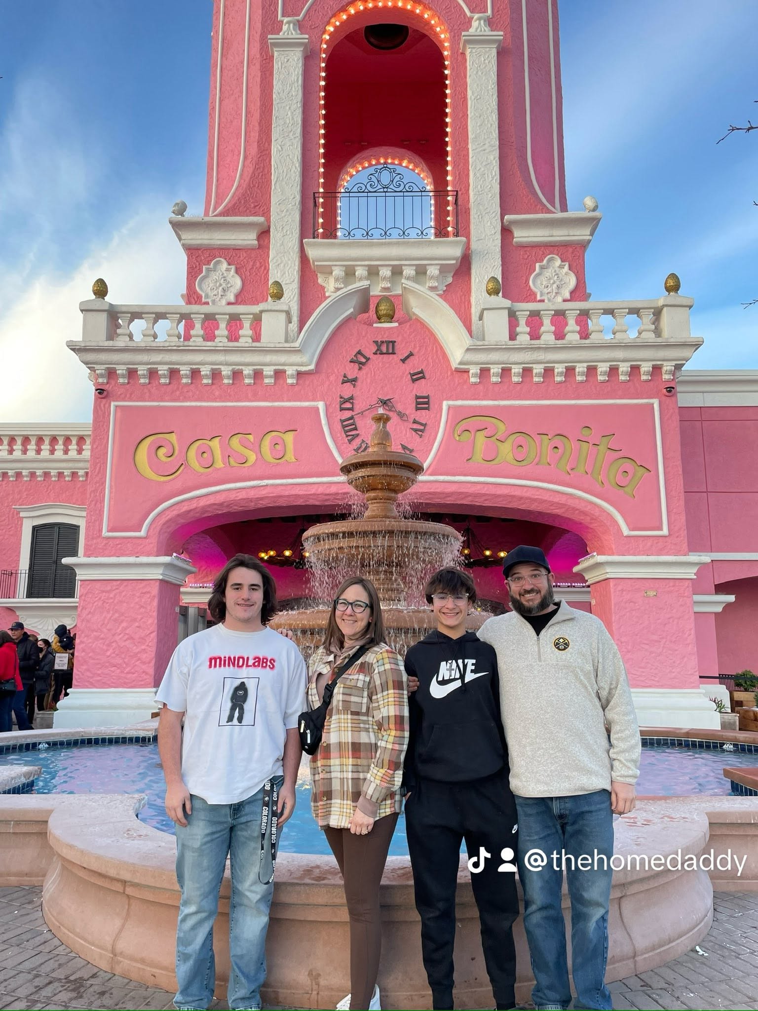 BJ and family at Casa Bonita